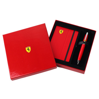 Sheaffer, Kuličkové pero Sheaffer 500 Ferrari, + zápisník, červená