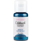 Metalická barva tekutá 15ml Deep Sea Blue - Sweet Sticks