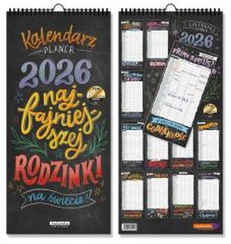 Kalendarz 2026 ścienny planer Najfajniejszej...