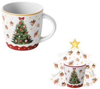 Porcelánový hrnek v dárkovém balení Christmas Tree 3