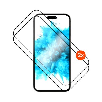 FIXED 2,5D Full-Cover ochranné sklo s aplikátorem Apple iPhone Air, 2ks černé