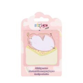 Karteczki samoprzylepne 73x73mm 20K różowe