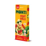 MONTI ovocná trubička jablko & jahoda váha 30g