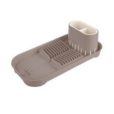 Odkapávač UH BEIGE Studio 39x19,5x11 cm hnědá