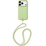 UNIQ Coehl Mirelle MagSafe kryt s poutkem iPhone 17 Pro Lint Green