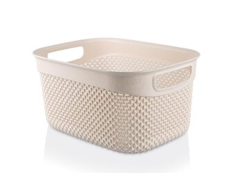 PLASTOVÝ KOŠÍK LAVADO 29X21X15CM 6,6L KRÉMOVÝ