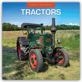 Tractors - Traktoren 2026 - 16-Monatskalender
