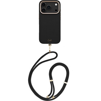 UNIQ Coehl Mirelle MagSafe kryt s poutkem iPhone 17 Pro Ebony UNIQ Coehl Mirelle MagSafe kryt s poutkem iPhone 17 Pro Ebony