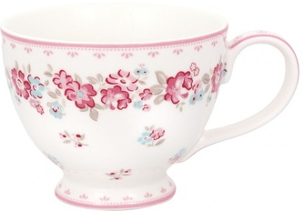 Porcelánový hrnek na čaj Elba White