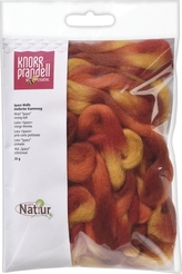 Ovčí vlna určená k filcování, mokrému či suchému plstění.