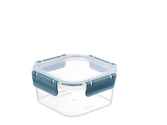 PLASTOVÁ NÁDOBA NA UCHOVÁVÁNÍ POTRAVIN ČTVERECOVÁ CLIP GUARD 800ML MODRÁ