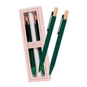 Długopis + ołówek Dyplomat zielony dla Nauczyciela