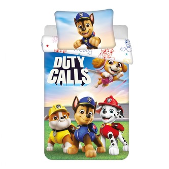Jerry Fabrics Povlečení do postýlky Paw Patrol 556 baby 100x135, 40x60 cm Jerry Fabrics Povlečení do postýlky Paw Patrol 556 baby 100x135, 40x60 cm