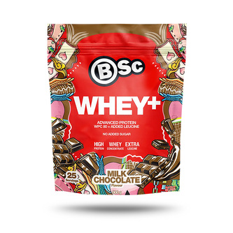 BSC Whey+ 900 g milk chocolate (mléčná čokoláda)