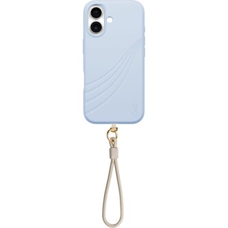 UNIQ Coehl Serina MagSafe kryt s řemínkem iPhone 17 Dewdrop Blue