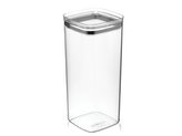 PLASTOVÁ NÁDOBA NA UCHOVÁVÁNÍ POTRAVIN ČTVERECOVÁ CRYSTAL 2,1L