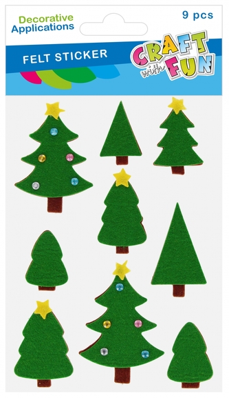 OZDOBA BN CHOINKI FILC SPRZYL 9SZT CF 12/144