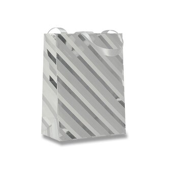 Dárková taška Premium White - 170 x 60 x 220 mm