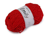 Pletací žinylková příze Emily 100 g - 1 ks - 26 červená