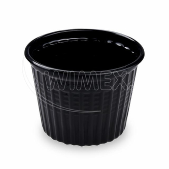 Miska (PP) Reware Snack opakovaně použitelná černá Ø115mm 520ml [25 ks]