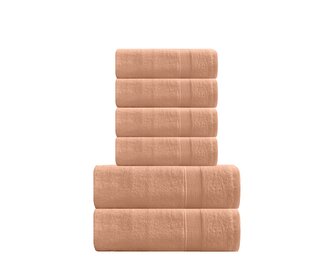 6dílná sada ručníků a osušek Ibiza meruňková