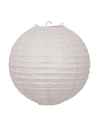 Lampion papírový 25 cm, bílý