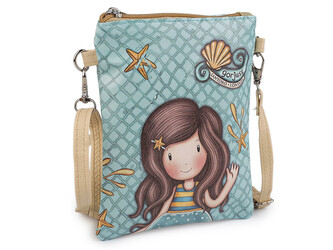 Dívčí kabelka 15x18,5 cm s potiskem - 1 ks - 6 mint