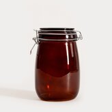 Pojemnik | DOCCIO | z metalowym zatrzaskiem brązowy | 1 l | 762949