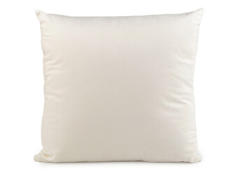 Velvetový / sametový polštář ve vánočních barvách 40x40 cm - 1 ks - 1 béžová světlá