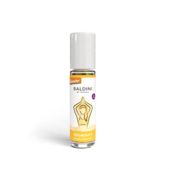 TAOASIS Baldini Aroma roll-on Yoga Scent BIO (10 ml) - uzemňující, harmonizující a vyrovnávající