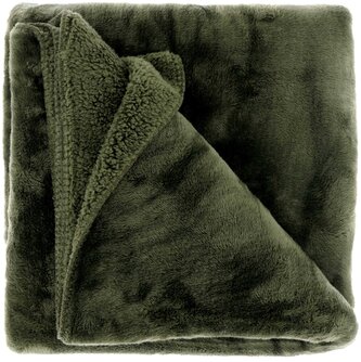 Heboučká hřejivá deka Torvah zelené