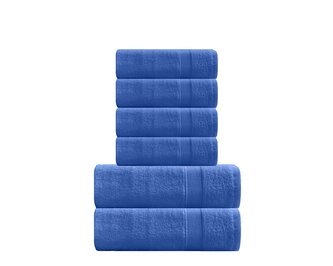 6dílná sada ručníků a osušek Ibiza tmavě modrá