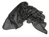 Společenská šála přes ramena s lurexem 60x160 cm - 1 ks - 3 černá stříbrná