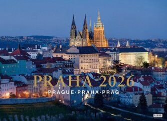 Kalendář 2026 Prague - Praha - Prag - nástěnný