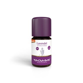 TAOASIS Éterický olej Levandule BIO (5 ml) - mimořádně květinová a uvolňující vůně