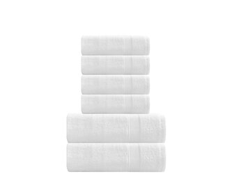 6dílná sada ručníků a osušek Ibiza bílá