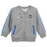 Chlapecká mikina LIGA SPRAVEDLNOSTI na zip, šedá, velikost: 98