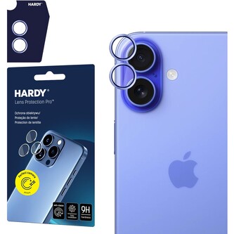 3mk HARDY Lens Protection Pro skla na fotoaparát Apple iPhone 17 mlhově modrá
