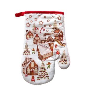 CHŇAPKA KUCHYŇSKÁ PERNÍKOVÁ VESNIČKA 19X27CM