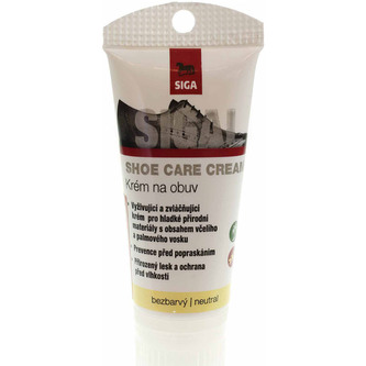 Krém na obuv Siga s aplikátorem 75ml - bezbarvý