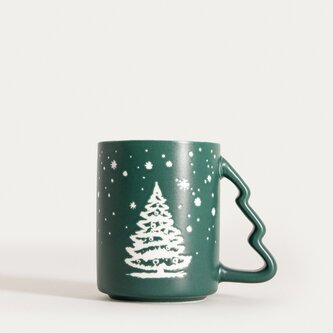 Kubek | TINSELIA | z uchem w kształcie choinki | 0,4 l | 761621