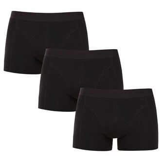 3PACK pánské boxerky Jack and Jones černé (12127816 - black) XXL