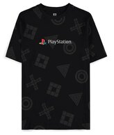 Pánské tričko Playstation: Symboly (2XL) černá bavlna