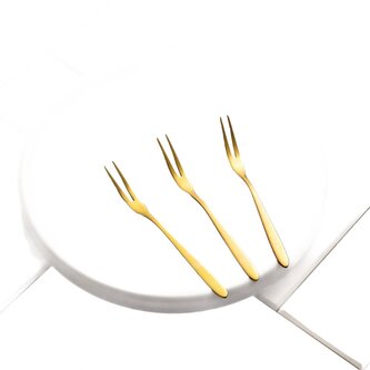 Zestaw widelczyków | STILO | złotych | 3 szt. | 721915