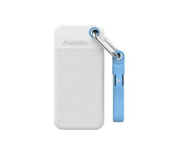 VERBATIM externí SSD 2TB Pocket SSD, USB-C, Bílá VERBATIM externí SSD 2TB Pocket SSD, USB-C, Bílá