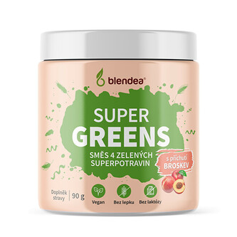 Blendea Supergreens Broskev BIO 90 g Blendea Supergreens Broskev BIO 90 g