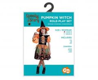 Zestaw dla dzieci Dyniowa Czarownica rozm. 110/120