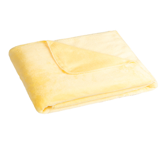 Přikrývka Korall micro - Vanilková - 100x150 cm