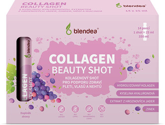 Blendea Collagen Beauty Shot s kyselinou hyaluronovou a zinkem 14 x 25 ml Blendea Collagen Beauty Shot s kyselinou hyaluronovou a zinkem 14 x 25 ml