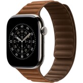Apple Watch 49/46/45/44mm karamelový magnetický tah M/L